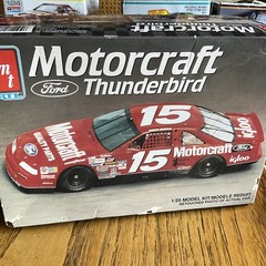 Built Model Car, 1992 Amt Stock Car STARTED, INCOMPLETE, MODIFIED