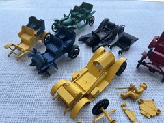 Lot of 5 Vintage 1950s Revell Highway Pioneers Action Miniatures-Parts Restore