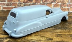 1/24 Scale: 3D Printed Stock “1949 Pontiac Panel” Body. Resin.