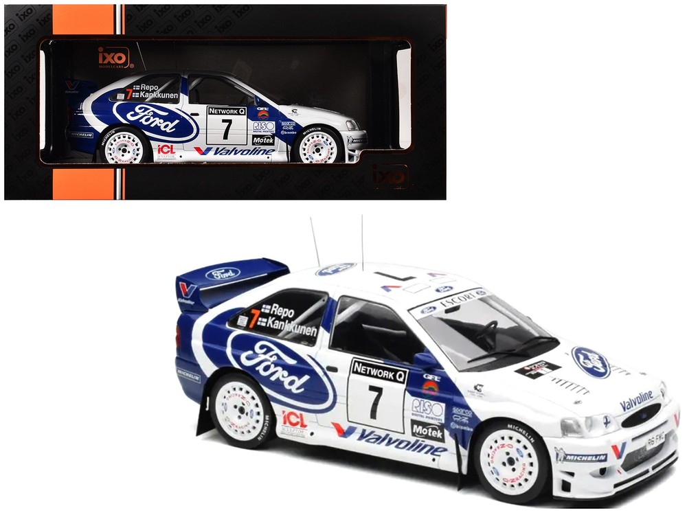 IXO 18RMC170A22 1/18 Ford Escort WRC #7 Juha Kankkunen – Juha Repo
