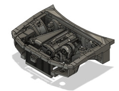 1/24 RB26DETT with R33 Engine Bay Transkit
