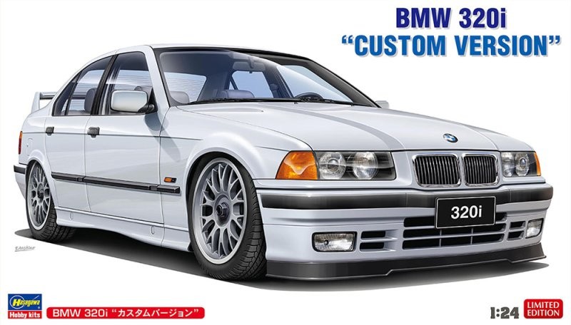Hasegawa 20831 1/24 Scale Model Sports Car Kit BMW 320i Custom Version