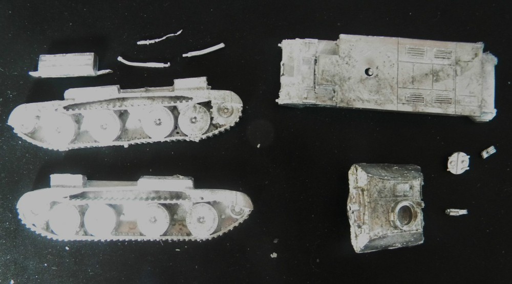 SHQ BV005 1/76 Diecast WWII British A13 Mk2 Cruiser Tank (1940-42)