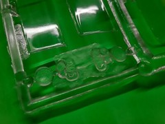 1966 Nova SS 1/25 AMT Glass Windshield Head Light Lamp Pro Street Model Car Part