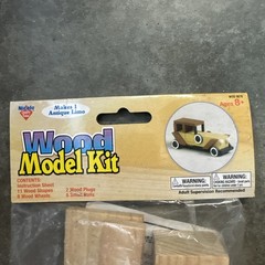 NEW! Nicole Industries Woodworking Wood Model Kit | Makes 1 Antique Limo Car