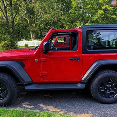 CALLIERT Matte Black Coated 6 Inches Side Steps, Compatible with 2018-2025 Jeep