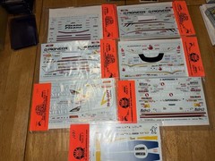 Lot of 33 SLIXX NHRA Waterslide Decal Sheets Funny Cars Dragsters Pro Stock NOS