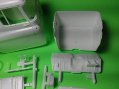 55 1955 Chevy Cameo Pickup Truck 1/25 AMT Cab Hood Grill Bumper Interior Tub