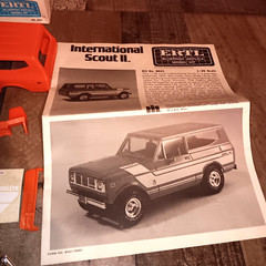 Vintage ERTL 1976 International Scout II No. 8021 Please Read 1/25th Scale