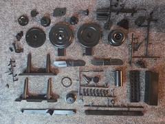 1960 Renewal NO. 802 The Visible V8 Engine ASSEMBLY Kit -IN ORIGINAL BOX -AS IS