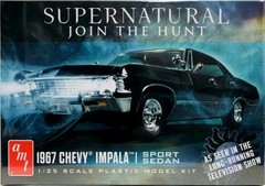 3D Printed 1/25 Supernatural 1967 Impala Trunk Weapon Detail Set for Baby AMT Ki