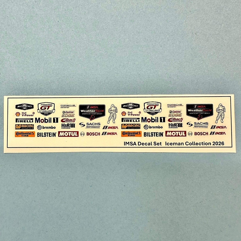 Sponsor Set – Waterslide Decals 1/24 1/25