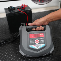 15A Car Battery Charger and Maintainer, 4-In-1 Solution, for 6V/12V Power Sport,