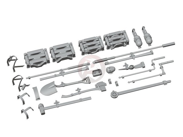 Rado 1/35 Tools & Accessories for US / British Sherman Series Tanks RDM35S93