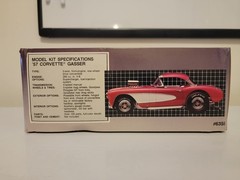 *Rare / Vintage* AMT / Ertl 1957 Chevy Corvette Gasser (Empty) Box #6355