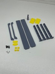 4 Post Lift for Display or Diorama in 1/24th, 1/25th Scale for model car display