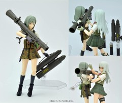 TomyTec Little Armory 1/12 RPG ROCKET LA073 84mm M2 Recoilless Rifle Model Kit