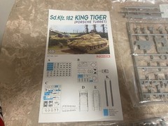 1/72 Dragon King Tiger Porsche Turret, item # 7231, bagged kit!!!