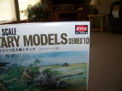 New EIDAI Military Model Kit Series 10 Monnschaf Wagon Team Wagon 1:76 Sealed