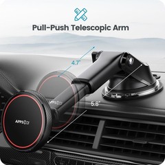 Apps2Car For Magsafe Car Mount Dashboard Windshield Suction Cup Holder
