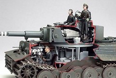 Tamiya German Army Heavy Tank Tiger I, Plastic Display Model 1/25 Scale [30611]