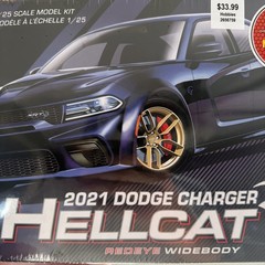 🚨2021🚨Dodge Charger🐈‍⬛Hellcat🐈‍⬛Redeye Wide body 1/25 Model Factory Sealed