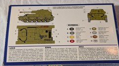 SP Gun Artillery SU-76 Russian WW2 UM Plastic Kit 1/72 partially assembled