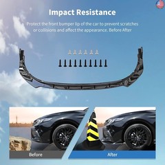 Archaic Front Bumper Lip Spoiler Compatible for 2021 2022 2023 Toyota Camry