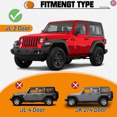 CALLIERT Matte Black Coated 6 Inches Side Steps, Compatible with 2018-2025 Jeep