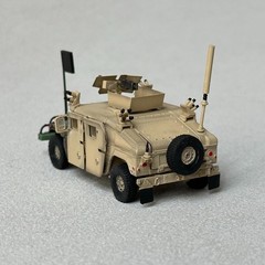 T-Model 1/72 Hummer Modern US M1114 Up-Armored HMMWV FRAG 5 w/GPK Turret TF7390