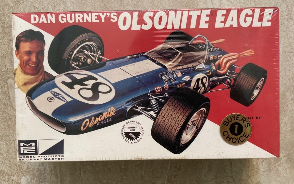 MPC Dany Gurney Olsonite Eagle 1-25 Scale – FACTORY SEALTED – MINT