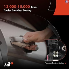 A-Premium Exterior Door Handle Front Left Driver Side Compatible with Honda