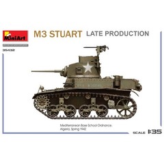 Miniart #35432 1/35 M3 Stuart Light Tank. Late Prod