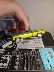 REVELL GMC PICKUP TRUCK CUSTOM TWO TONE PAINT JOB NEEDS TO BE FINISHED 85-7222
