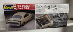 1995 Revell 7603 1/25 Scale ’69 Dodge Dart GTS Model Kit Skill 2