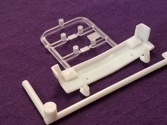 1991 Chevy S-10 Lowrider AERO FRONT PANEL & LIGHTS from Revell 1:25 Model Kit 91