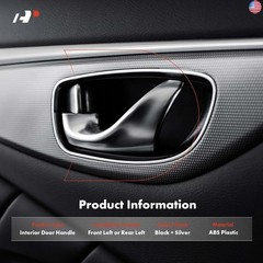 A-Premium Front or Rear Driver Side Interior Door Handle Compatible with Toyota