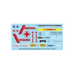 Revell 85-4501 1/25 Jeep Wrangler Rubicon Model Kit