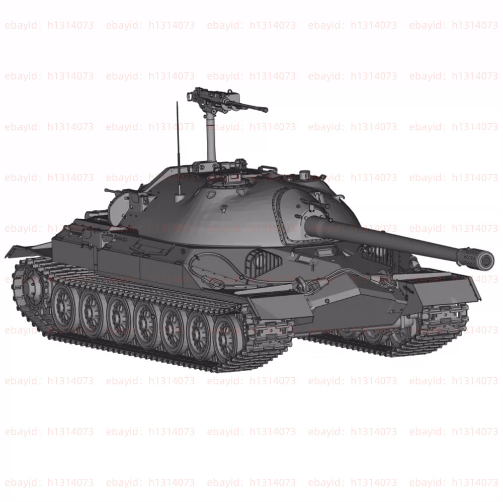 3d Printed 1/72/144 Soviet Is-7 Heavy Tank Unpainted Kit