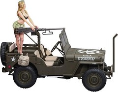 Hasegawa 1/24 1/4 ton 4 × 4 Truck (Equipped with 50 caliber M2 machine gun)