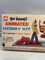 Vintage Rube Goldberg’s ANIMATED HOBBY KIT Automatic Baby Feeder #955 NOS!