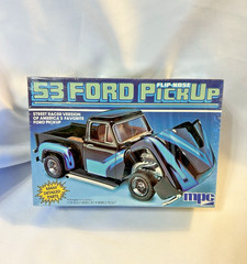 MPC FORD ’53 Flip-Nose PickUp model kit NEW in FACTORY SEALED BOX-RARE KIT