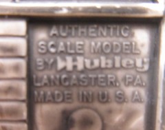 1959-60 RENAULT DAUPHIN turquoise 1/24 Hubley friction dealer promo model