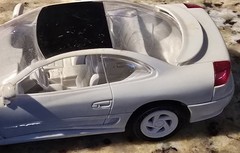 7″ Loose 1992 Dodge Stealth 1/24 Scale Promo Car White Crack In Rear Window