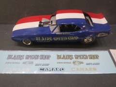 Blair’s 67/68 Camaro AWB 1/25 Decal from Fremont Racing Specialties