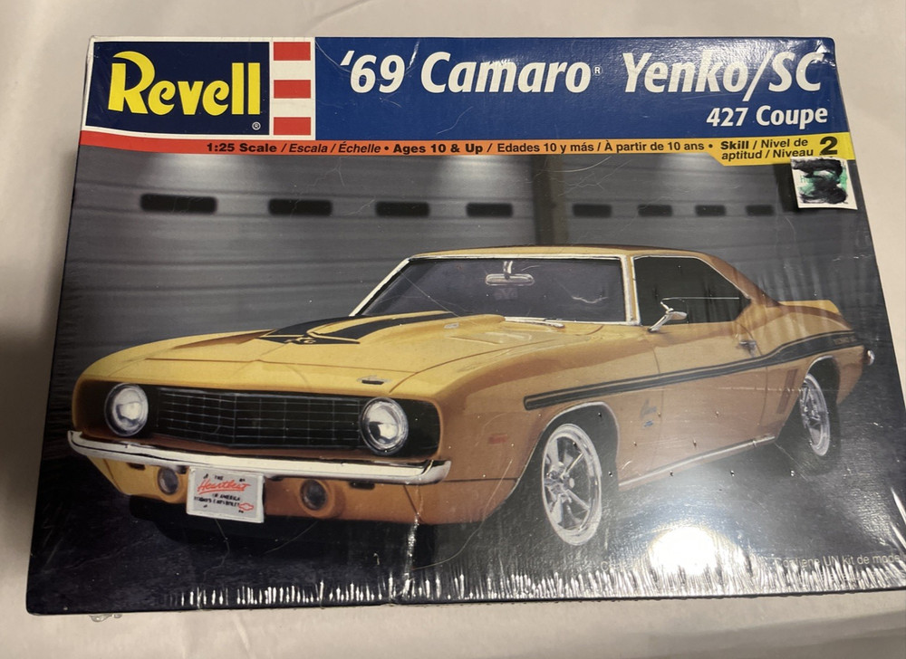 Revell 69 Camaro Yenko SC 427 Coupe Kit 85-2826 Sealed Parts Free Shipping