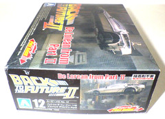 AOSHIMA De Lolean BACK TO THE FUTURE PART 2 1/43 Plastic Model Kit Japan Vintage