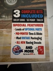 18-1073 AMT 1:25 Scale GRAND PRIX COBRA RACING TEAM D’AMERIQUE Plastic Model Kit
