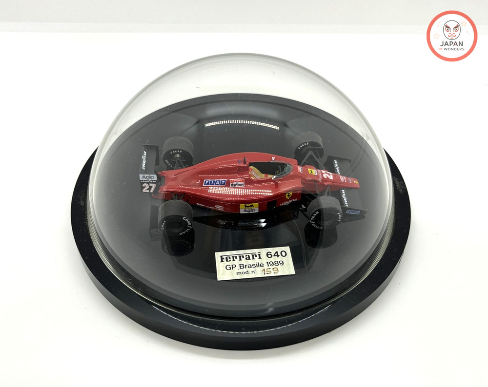 BBR Ferrari 640 F1 #27 Mansell GP Brasil 1989 no. 159 Model Dome Display Rare