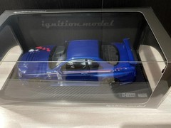 Ignition Model Nissan Skyline R34 GT-R R-tune 1827 1/18 Bayside Blue Resin Car